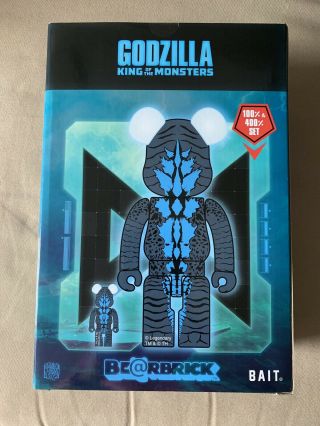 Be@rbrick Godzilla King of Monsters 400,  100 Set Bait 2019 SDCC Exc.  IN HAND 3