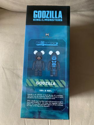 Be@rbrick Godzilla King of Monsters 400,  100 Set Bait 2019 SDCC Exc.  IN HAND 5