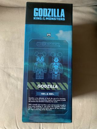 Be@rbrick Godzilla King of Monsters 400,  100 Set Bait 2019 SDCC Exc.  IN HAND 8