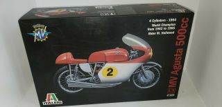 Italeri 4630 1/9 Scale Model Kit Mv Agusta 500 Gp Mike Haildwood Moto Bike 1964