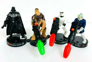 Star Wars Attacktix Series 5 Rare Cancelled Action Figures Darth Vader Han Solo