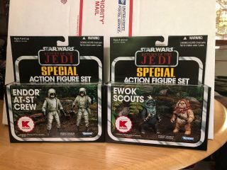 Hasbro Star Wars Endor Ewok Scouts Set And Endor At - St Crew Kmart Exclusives