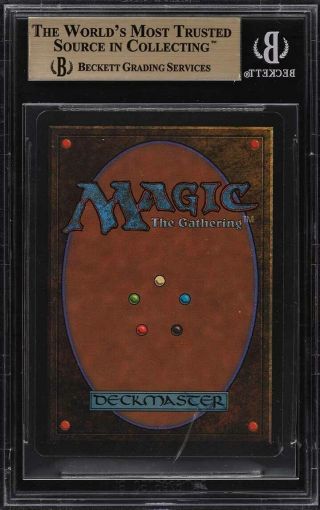 1993 Magic The Gathering MTG Beta Blue Ward U W BGS 9.  5 GEM (PWCC) 2