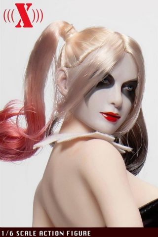 1/6 Suicide Squad Harley Quinn Female Joker head sculpt For Phicen Figure DOLL 4
