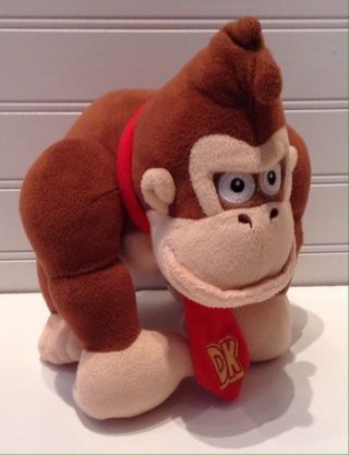 Mario Bros.  8 " Donkey Kong Plush Stuffed Animal