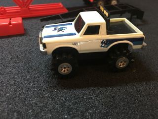 Schaper Stomper 4x4 Blue White Chevy Luv Truck With Pull Set 2