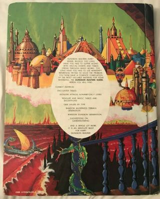 Advanced Dungeons and Dragons Dungeon Masters Guide TSR D&D by Gary Gygax 1979 2