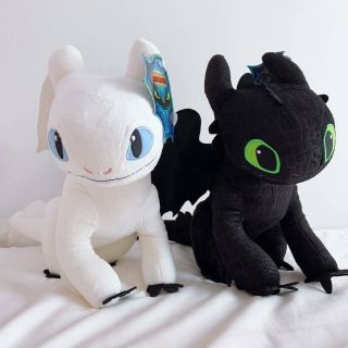 How To Train Your Dragon 3 Toothless,  Light Fury Plush Doll Soft Toys Figure 8 "