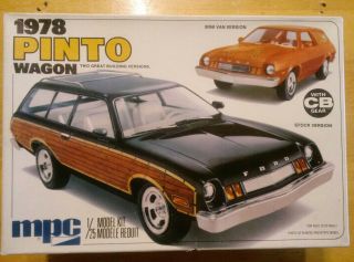 Vintage Mpc 1978 Ford Pinto Wagon 1/25 Scale Model Kit 1 - 7828