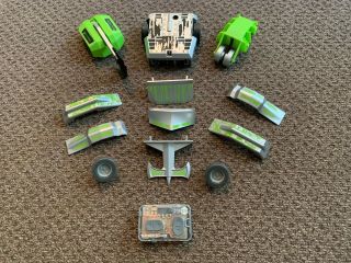 Hexbug Battlebots Rivals Build Your Own Bot Robot Rc Remote Green 100 Complete