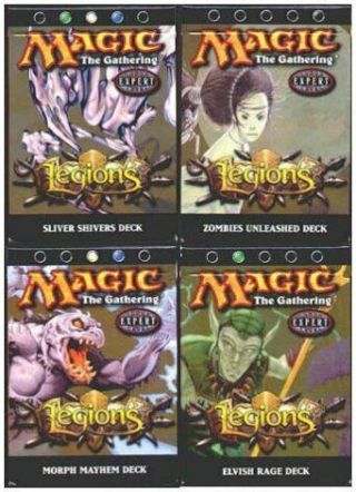 Legions Theme Deck Set Of Four (english) Factory Magic Abugames