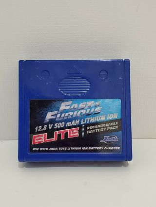 Jada Fast And Furious Elite 12.  8v 500mah Lithium Ion Rechargeable Battery Pack