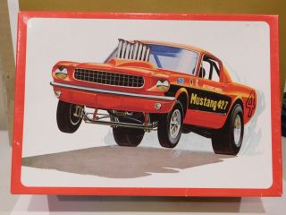Boss Funny Car,  427 Mustang Gt Drag Car,  Model Kit,  Unmade,  1/25 Scale,  Amt