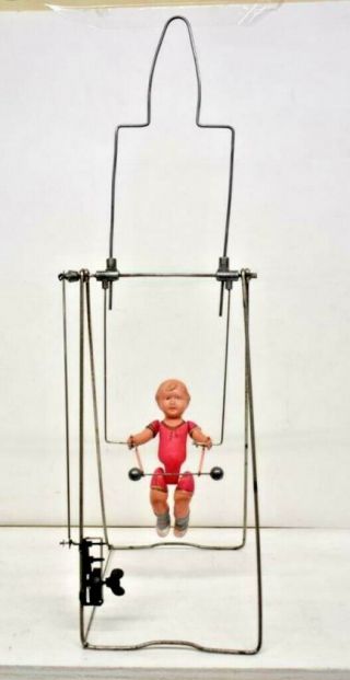 MECHANICAL ACROBAT_WIND - UP CELLULOID TOY WITH BOX_JAPAN 1930s BOKU TOMODACHI 2