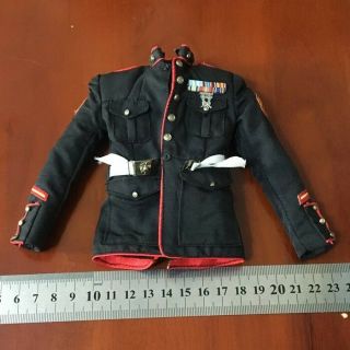 1/6th Scale White Us Marine Corps Coat Model For 12 " Male Figure Doll Toys