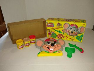 2001 Play - Doh Playdoh Chuck E Cheese Make Your Own Pizza Playset 100 Complete