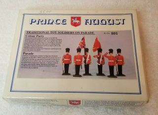 Prince August Mould Kit No.  801 - Traditional Toy Soldiers On Parade - Colour Party
