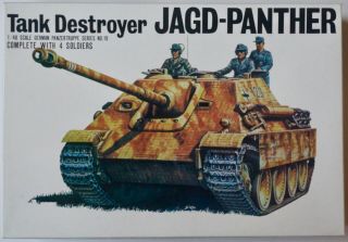 Vintage Bandai 1/48 German Tank Destroyer Jagd Panther - Look