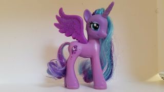 My Little Pony G4 Princess Luna Tinsel Brushable Hair Figure 4