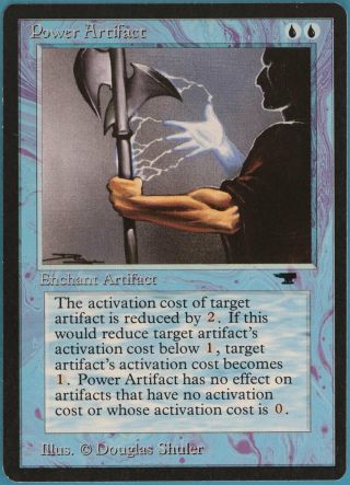 Power Artifact Antiquities Nm - M Blue Uncommon Magic Mtg Card (36739) Abugames