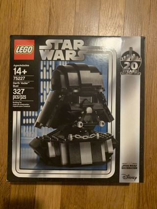 Lego Star Wars Darth Vader Bust Helmet 75227 2019 20 Years Exclusive In Hand