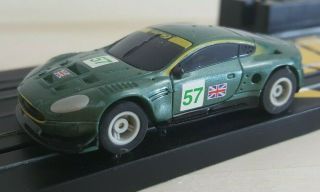 Vintage Hornby Slot Racing Car Aston Martin Dbr9 1/32 57 Green