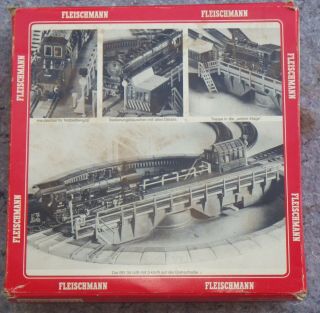 Fleischmann Electronically Operated N - Scale Turntable In Orig Box V Good Conditi
