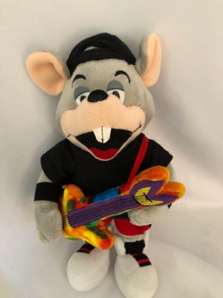 Chuck E Cheese Rock And Roll Rockstar Tie Dye Guitar 13 " Plush Stuffed Animal