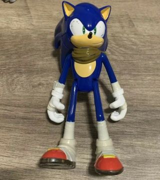 Sonic The Hedgehog Tomy Sega Sonic W/ Running Action Light Up Feet 7 " Figure