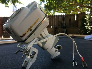 1959 K&o Toy Outboard Johnson Boat Motor With Box/paperwork.