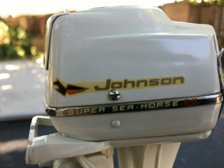 1959 K&O Toy Outboard Johnson Boat Motor with Box/paperwork. 2