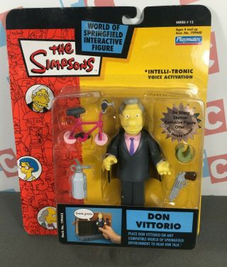 Playmates The Simpsons World Of Springfield Wos Series 12 Don Vittorio Figure