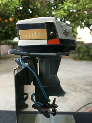 1959 Toy Outboard Boat Motor starflite 50 hp 50th anniversary model.  K&O 2