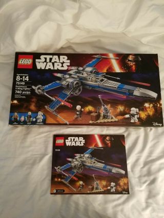 Lego Star Wars Resistance X - Wing Fighter (75149) Complete