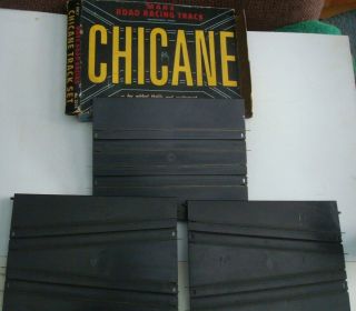 Vintage Marx Slot Car Chicane Track 3piece Set No.  2118 1/32 Scale
