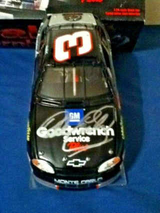 Dale Earnhardt 3 Signed 1999 Monte Carlo 1/24 Action Winston Cup 25 Years