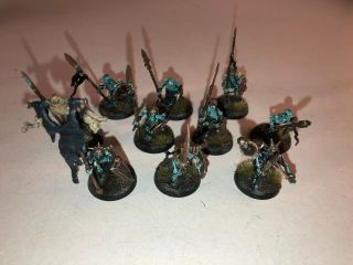 Warhammer Age Of Sigmar Aos Legions Of Nagash Skeleton Warriors X10 Paint 9/10 A