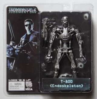 Neca Terminator 2 Judgment Day T - 800 Endoskeleton 7 " Action Figure