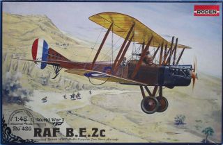 Roden 1:48 Raf B.  E.  2c British Wwi Multi - Purpose Aircraft Kit 426u