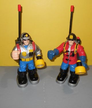 Manley Toy Quest Rescue Walkie Talkies W/ Light Fire & Police Figures