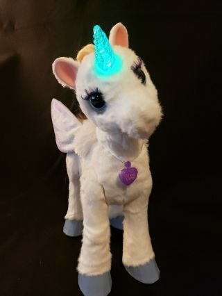 Furreal Friends My Magical Unicorn Starlily Pet Plush Interactive Doll Star Lily