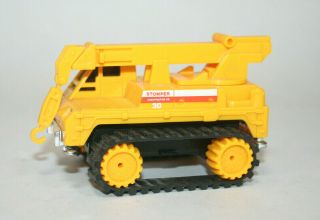 Schaper Stomper Construction Crane Yellow Motor Runs Light,  Battery Cover