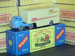 Matchbox Lesney Bedford Walls Ice Cream Lorry M - 2a2 Gp D - C Major Vnm Crafted Box