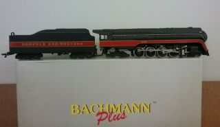 Bachmann Ho Scale Norfolk & Western Class J Steam Locomotive & Tender 608 Dc