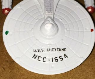 Star Trek Studio Bergstrom Ares Class battleship 1/3788 USS Cheyenne NCC - 1654 2