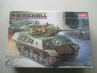 Kit Blowout Academy 1/35 Us M10 Duckbill Us Tank Destroyer Ready To Build