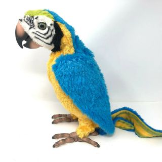Fur Real Friends Squawkers McCaw Talking Interactive Parrot ONLY Great 2