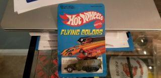 Hotwheels Redline Flying Colors 1975 Gun Bucket On Unpunched Card