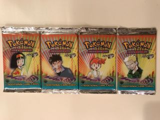 Pokemon 1st Edition Gym Heroes Booster Packs - Factory.  One Pack