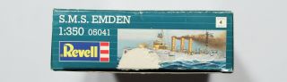 Revell 05041 1/350 SMS Emden German WW1 Light Cruiser 8